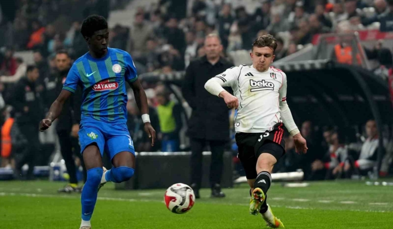 Trendyol Süper Lig: Beşiktaş: 1 - Çaykur Rizespor: 0 (Maç sonucu)