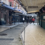 Tarihi Arap Şükrü Sokağı’nda tente krizi