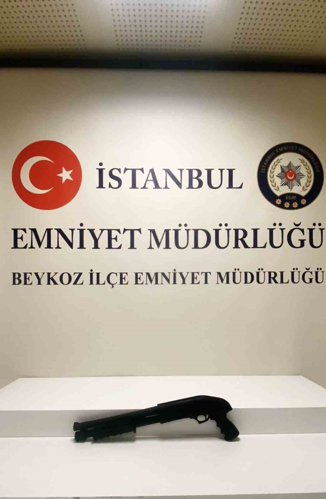 Beykoz’da pompalı tüfekle havaya ateş açan şahıs yakalandı