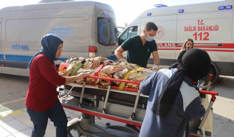 Bursa Şehir Hastanesi’nde gerçeğini aratmayan deprem ve yangın tatbikatı