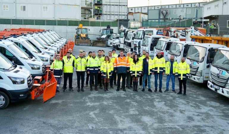 Beşiktaş Belediyesi olumsuz hava şartlarına karşı hazırlıklarını tamamladı