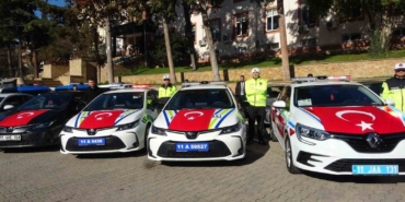 Bilecik’te emniyet ve jandarmanın araç filosu güçlendi: 67 araç hizmette alındı