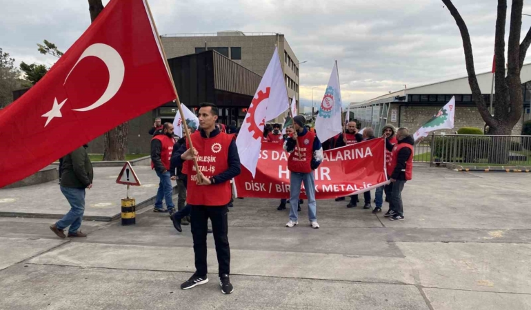 Prysmian işçileri Mudanya’da yürüdü