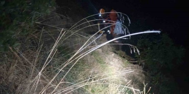 Ormanlık alanda mahsur kalan bir kişi kurtarıldı