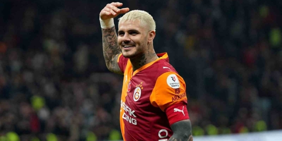 Galatasaray’da maç sonu üçlüsü Mauro Icardi’den