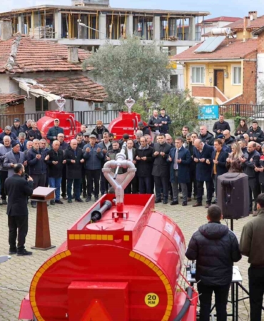 Bilecik’te 20 yeni yangın söndürme tankeri köylere teslim edildi