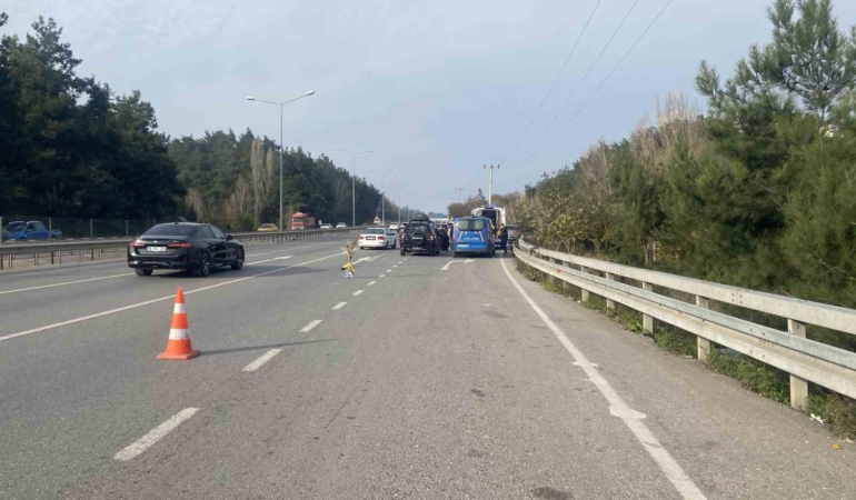 Bursa-Mudanya yolunda bisikletli kazası: 1 kişi yaralandı