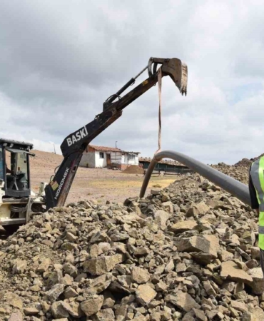 Hacıhüseyin’e yeni içme suyu hattı