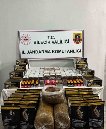 Bilecik’te kaçak makaron operasyonu