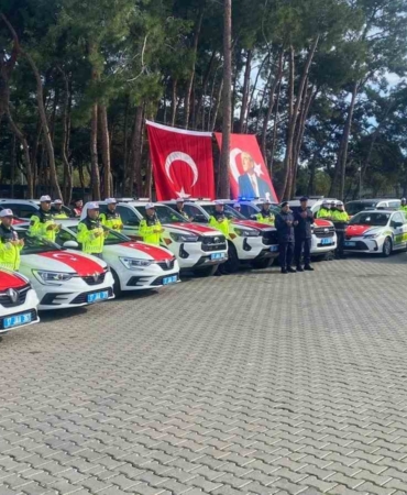 Çanakkale’de kolluk birimlerine 95 yeni araç