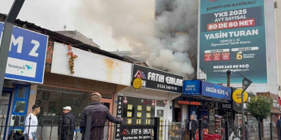 Bursa’da pide imalathanesinde yangın paniği