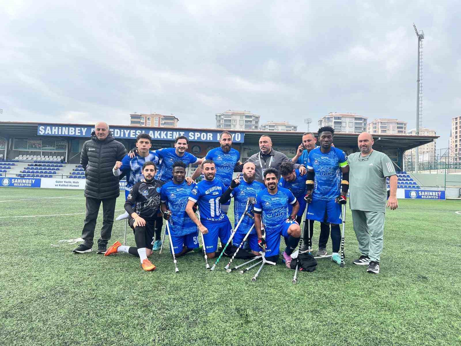 Gebze Belediyesi Ampute Futbol Takımı, sezona galibiyetle başladı