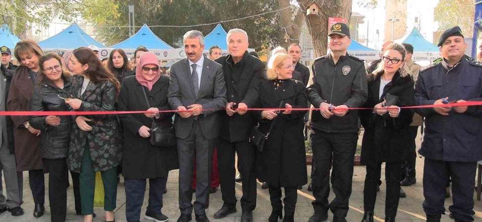 Edirne’de polis eşleri tek yürek oldu, tüm ürünler tükendi