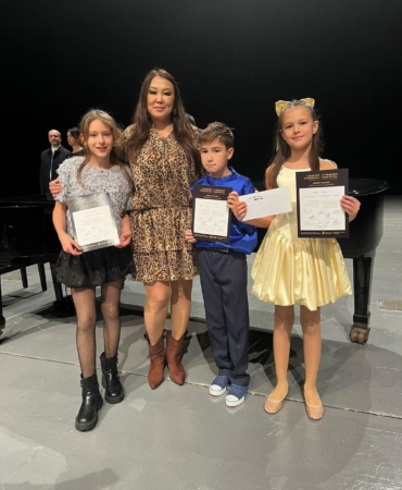 Bilecikli öğrenciler Kıbrıs’taki piyano festivalinden ödülle döndü