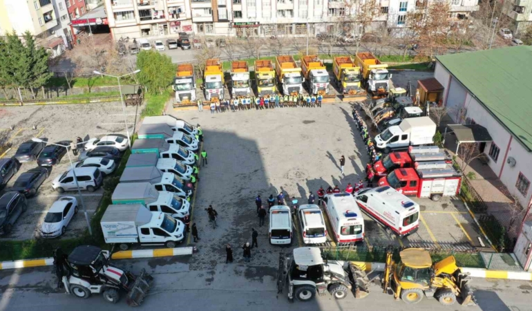 Esenyurt Belediyesi karla mücadeleye hazır