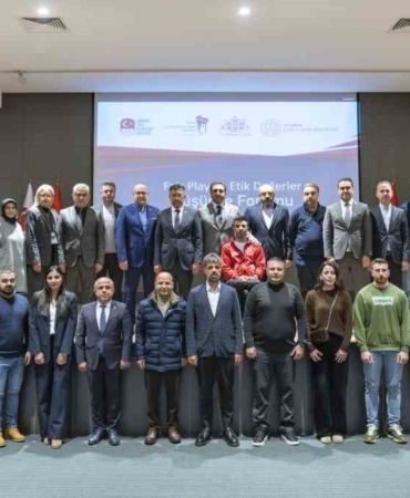 Fair Play ve Etik Değerler Düşünce Forumu, Olimpiyatevi’nde düzenlendi