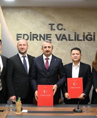 Çinli firma Edirne’de bin 660 kişiye istihdam sağlayacak