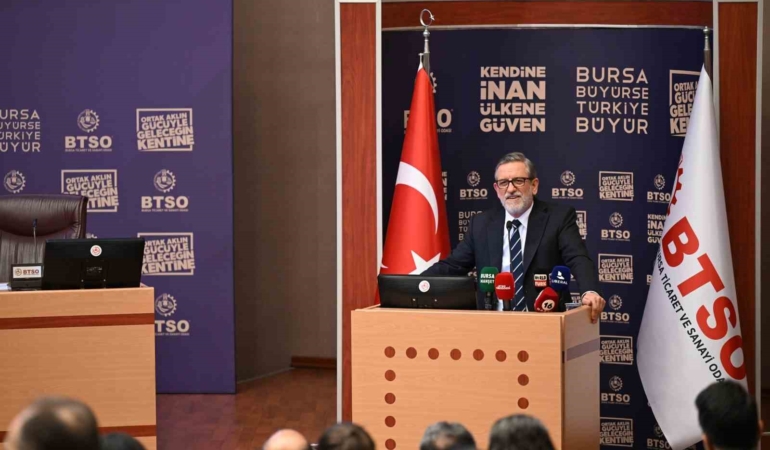 BTSO Başkanı İbrahim Burkay 2030 vizyonunu açıkladı