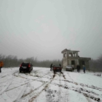 Çanakkale’de mevsimin ilk karı yağdı