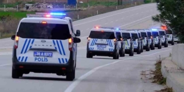 Kırklareli’nde Emniyet teşkilatına 64 yeni araç