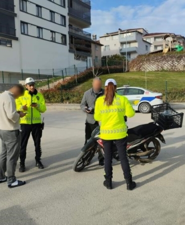 Bilecik’te trafik güvenliği için motosiklet ve ATV denetimi