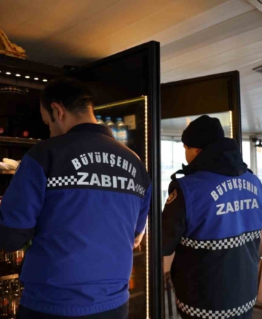 Zabıtadan balıkçı teknelerine yılbaşı denetimi