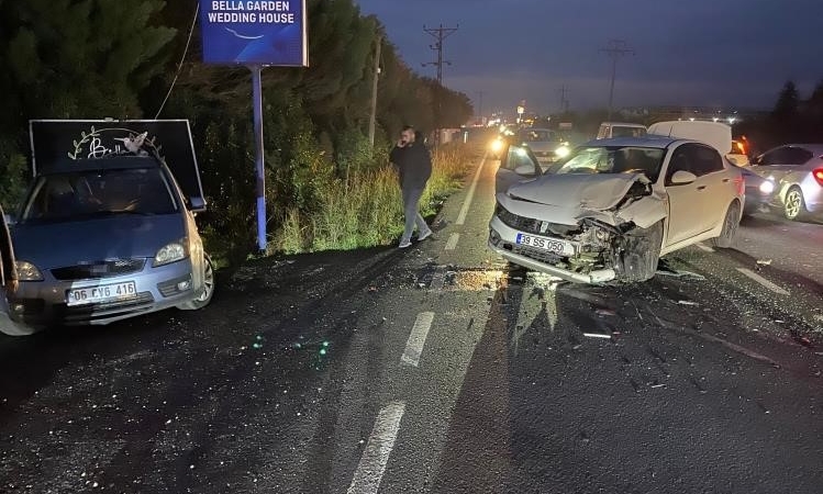 Kırklareli’nde kaza