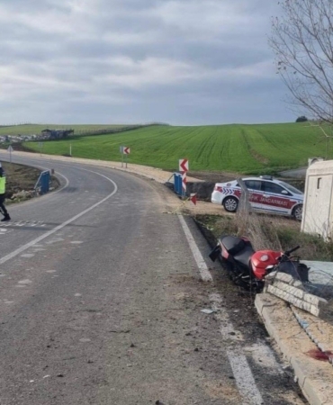 Süleymanpaşa’da motosiklet kazası: 1 ölü, 1 yaralı