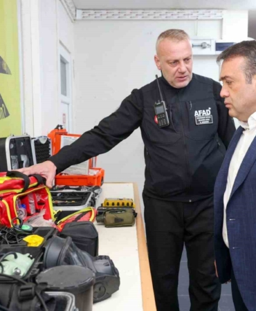 Vali Sözer AFAD’da incelemelerde bulundu