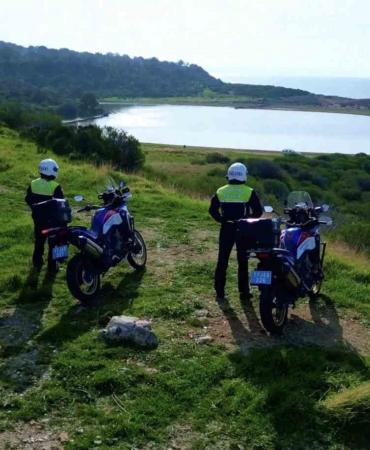 Çanakkale’deki pembe gölün güvenliği jandarma ekiplerinci sağlanıyor