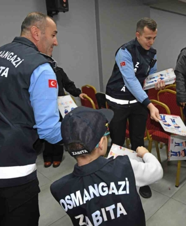 Osmangazi’de minikler zabıtanın görevlerini öğrendi