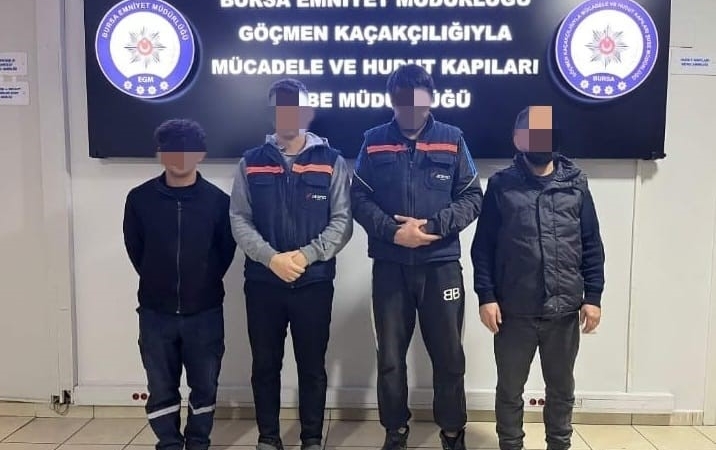 Bursa’da düzensiz göçmen denetimi