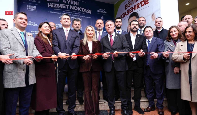 Ataşehir’de 4 yeni merkez vatandaşların hizmetine açıldı