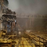 Sanayi sitesinde üretim atölyesi alevlere teslim oldu