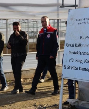Bilecik’te yüzde 50 hibeli modern sera üretime katkı sağlıyor