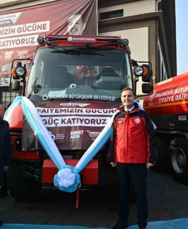 Balıkesir İtfaiyesi gücüne güç katıyor