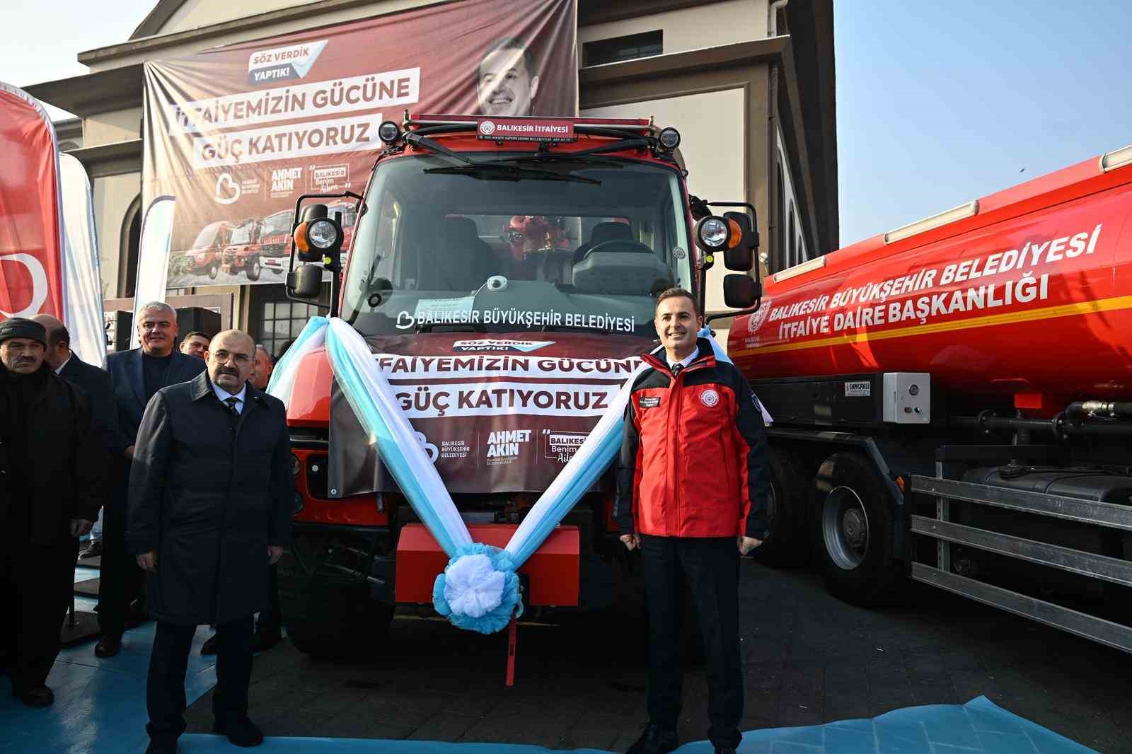 Balıkesir İtfaiyesi gücüne güç katıyor