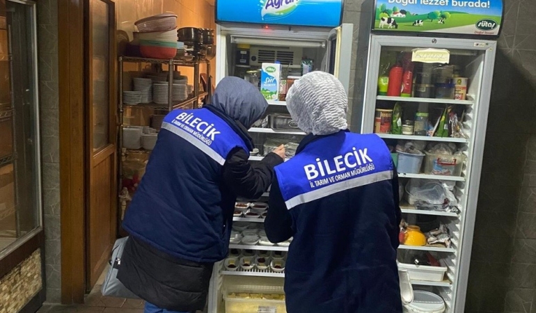 Bilecik’te yılbaşı öncesi gıda ürünlerine sıkı denetim