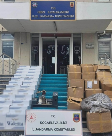 Kocaeli’de iş yerine tütün baskını