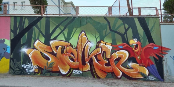 Bozüyük’te okul duvarları sanatla hayat buldu