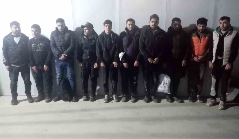 Edirne’de 20 kaçak göçmen sınırda yakalandı