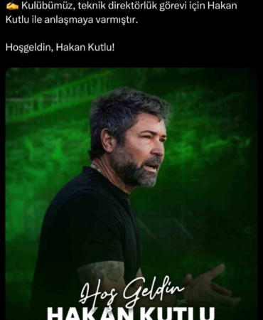 Sakaryaspor yeni teknik direktörü Hakan Kutlu’yu yapay zeka videosuyla açıkladı