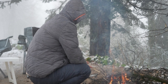 Samanlı Dağları’nın zirvesi beyaza büründü