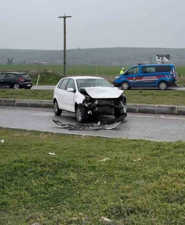 Edirne’de otomobiller çarpıştı: 7 yaralı