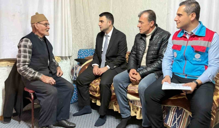 Kaymakam Kılıç vatandaşların kapısını tek tek çaldı