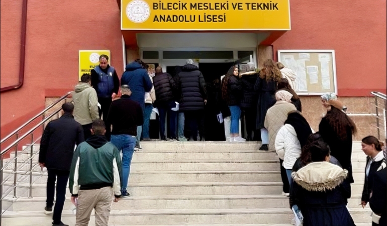 Özel güvenlik sınavları Bilecik’te de gerçekleştirildi