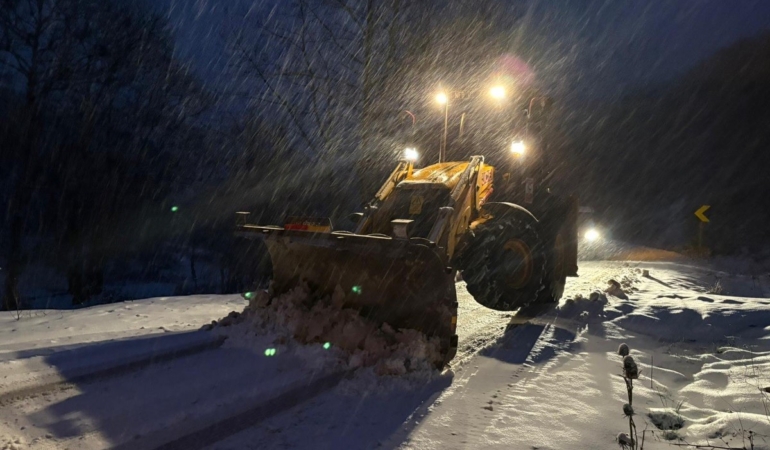 Nilüfer’de kar mesaisi