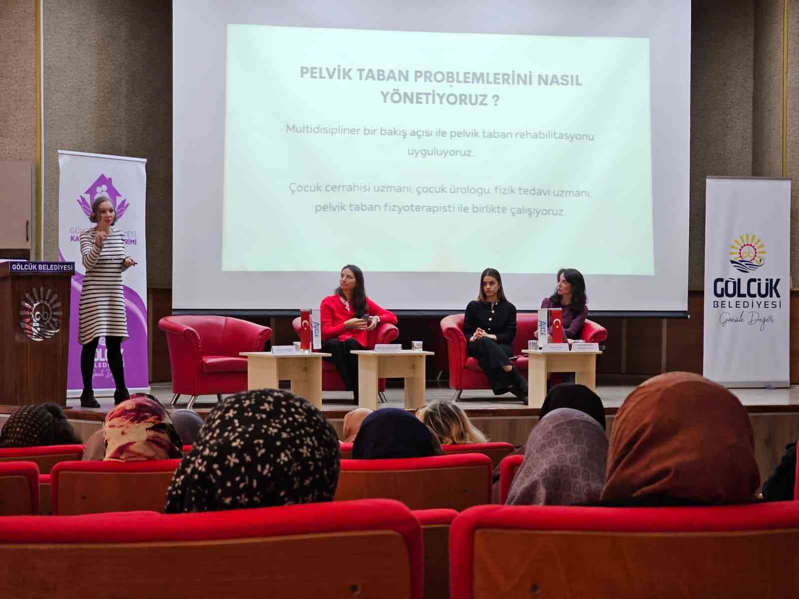 Gölcük’te "idrar ve gaita kaçırma" sorunlarına ameliyatsız çözüm yöntemleri anlatıldı