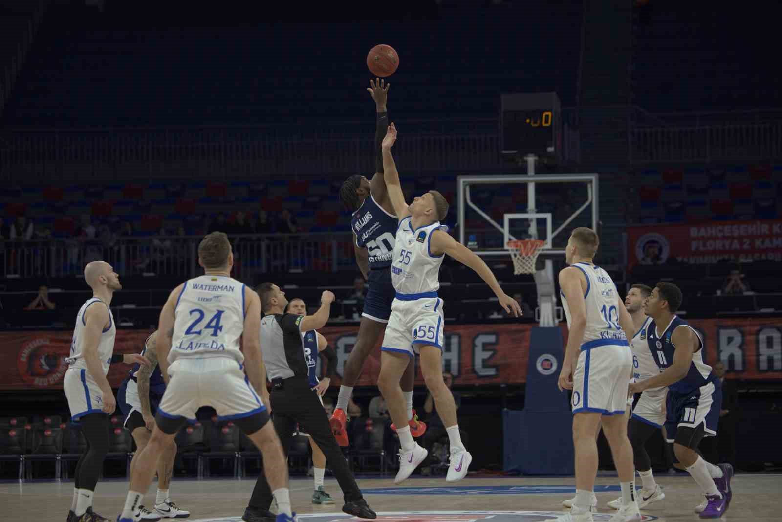 Eurocup: Bahçeşehir Koleji: 85 - Neptunas Klaipeda: 100