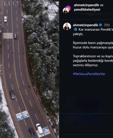 Aydos Ormanı’nda kartpostallık manzara havadan görüntülendi